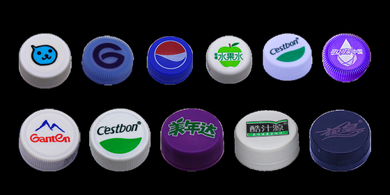 プラスチックキャップ印刷機 高精度 低保守 28-38mm