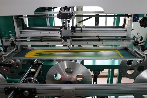 全自動1~8色角型バケツスクリーン印刷機 18個/分