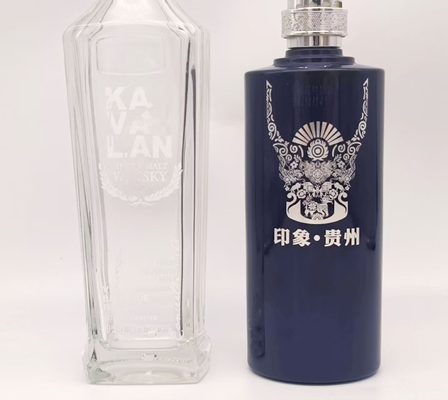 ガラス瓶容器用2400pcs/Hr全自動スクリーン印刷機 高さ50-350mm 低初期投資