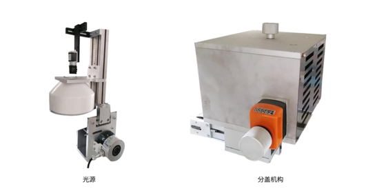 2500個/分 プラスチックボトルキャップ 360度高速ビジュアル検査機