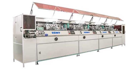1-8 Color Plastic Bottle Servo-Driven Screen Printer PLC Control System  70pcs/Min