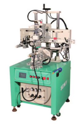 CNC 600pcs/Hr曲げられた形のびんのための半自動スクリーンの印字機
