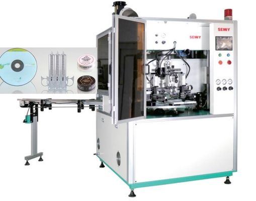 1 ステーション 3000pcs/Hr 自動平面スクリーン印刷機 SGS CDのために