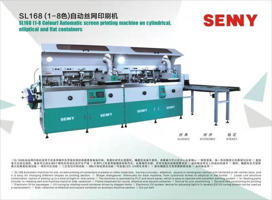 OEMの円柱容器のための薬剤のシルク スクリーンの印字機