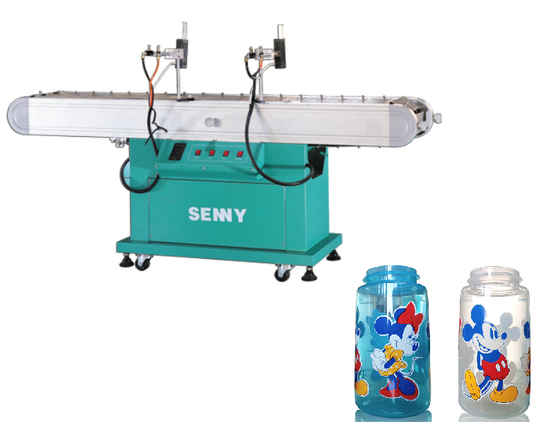 100W 炎処理 半自動機械 SGS 認証 3000 PC/Hr