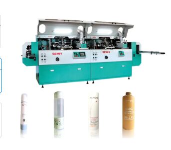 12 カラー 5000pcs/Hrチューブスクリーン印刷機 250x200mm コンテナ用