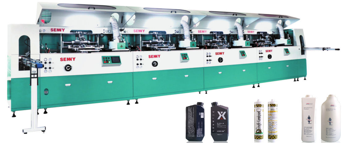 容器のためのOEM 6000pcs/Hr 8色スクリーンの印字機